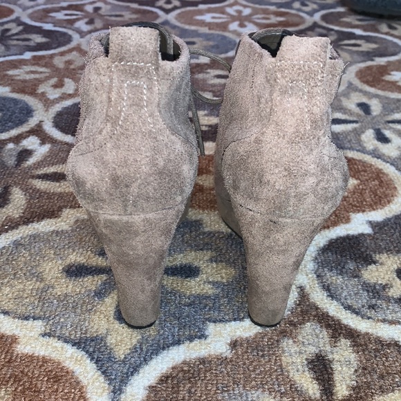 Jessica Simpson Catcher Suede Wedge Booties - Picture 9 of 15